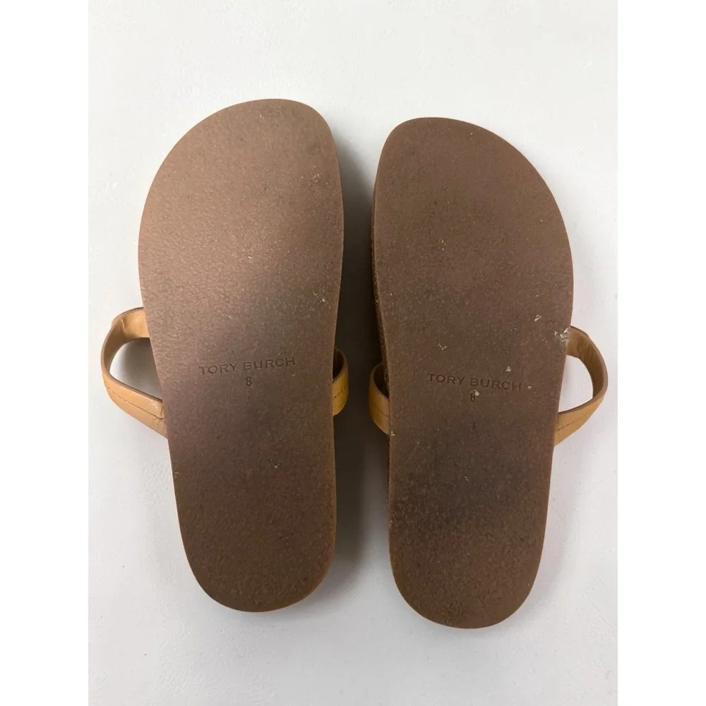 Tory Burch MILLER CLOUD Sandal Cork Shearling Caramel Size 8 Style 86568